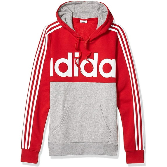 adidas Mens Essentials Colorblock Pullover Sweatshirt