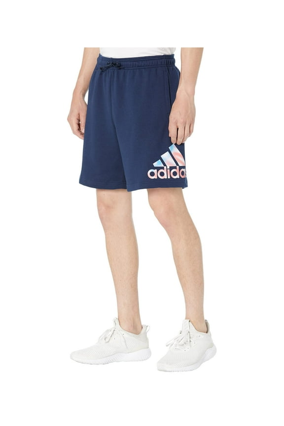 Mens Logo Fitness Shorts Navy XXL