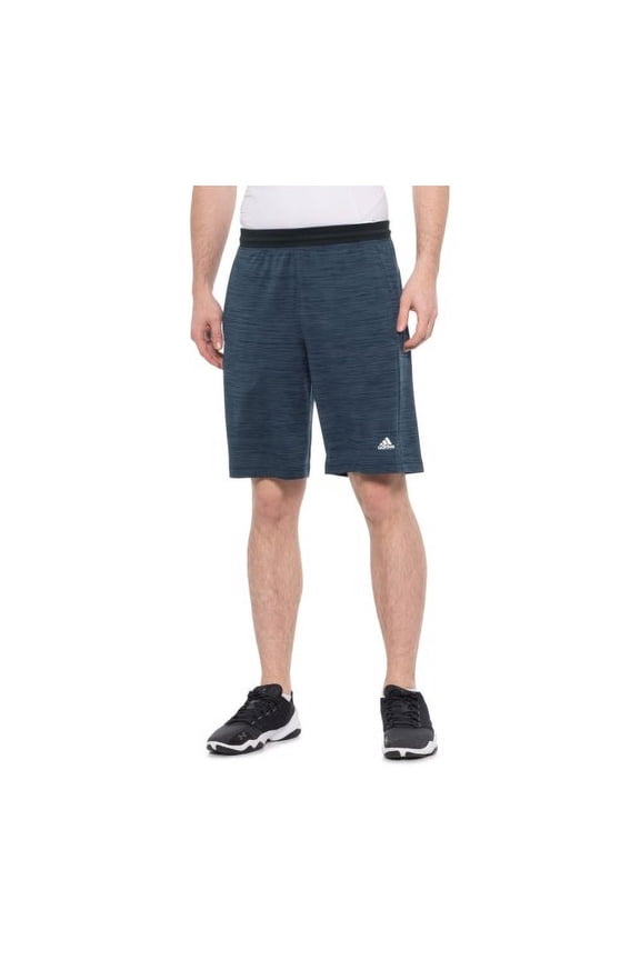 Mens Space-dye Workout Shorts,Legend Ink/Black,M