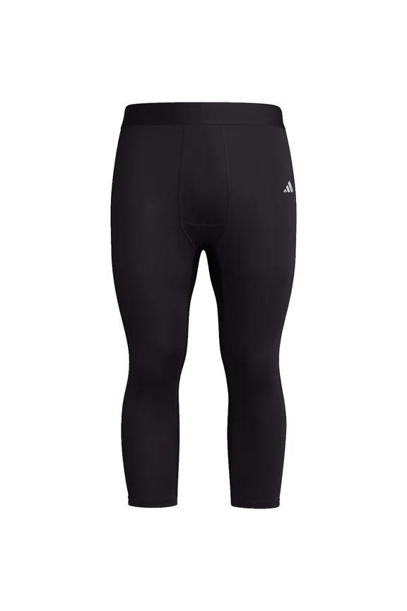 Mens Techfit 3/4 Tights Training Pants (Black, X-Large)