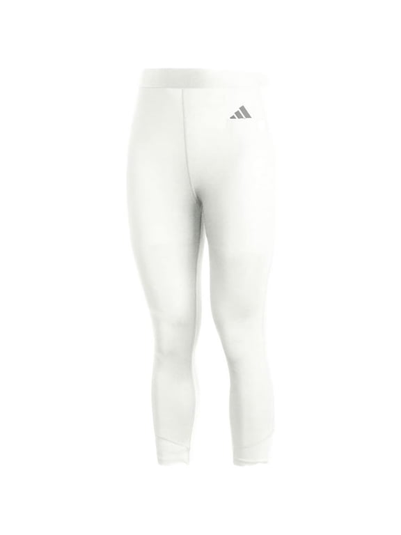 Mens Techfit Training 3/4 Tights Pants (White, X-Large)