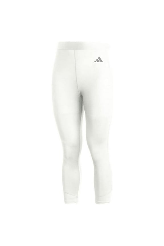 Mens Techfit Training 3/4 Tights Pants (White, X-Large)