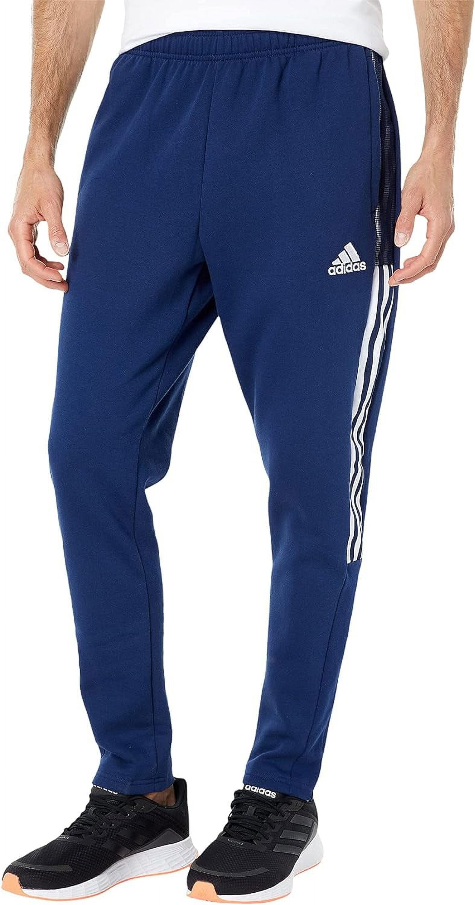 Navy adidas sweatpants discount