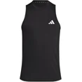thumbnail image 1 of adidas Mens Training Essentials Feel Ready Logo Sleeveless T-Shirt Tank (Black/White, X-Large), 1 of 3