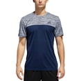 thumbnail image 1 of adidas Mens Training Essentials Tech Tee Conavycollegiate Heather, Medium, 1 of 6
