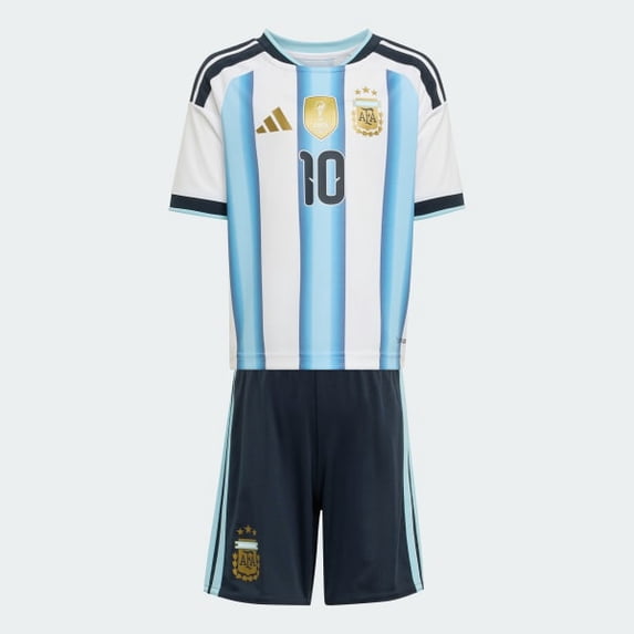 adidas Messi Kids Set Argentina Home Jersey World Cup 2026