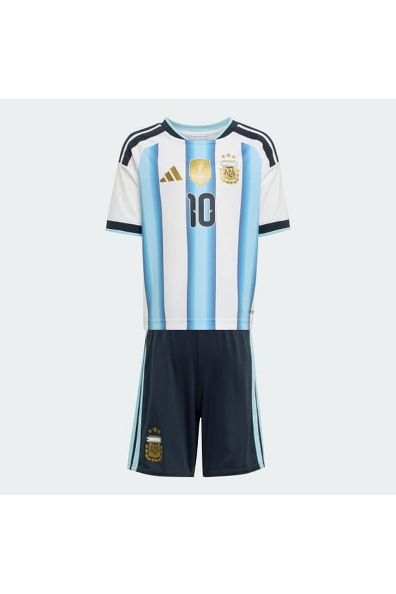 Messi Kids Set Argentina Home Jersey World Cup 2026
