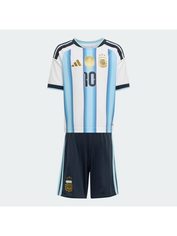 Messi Kids Set Argentina Home Jersey World Cup 2026