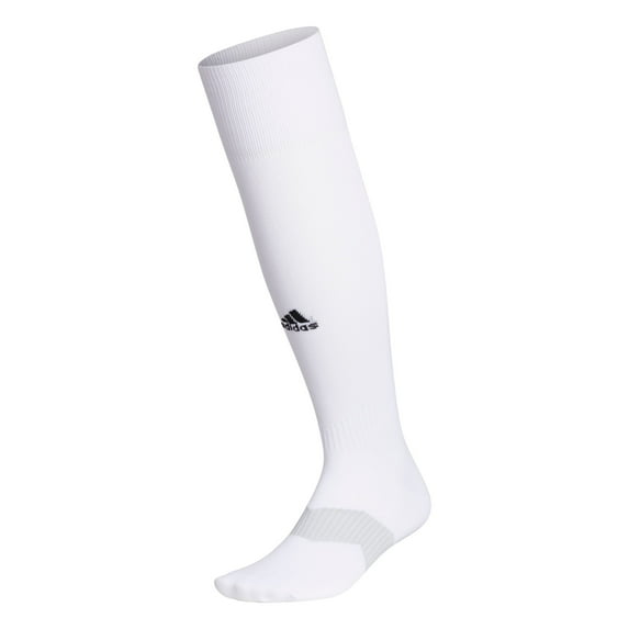 adidas Metro V Over the Calf Soccer Socks (White/Black/Clear Grey, XS)
