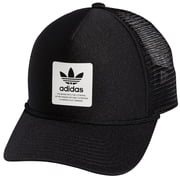 adidas Originals Dispatch Trucker Adjustable Strapback Cap, Black/White