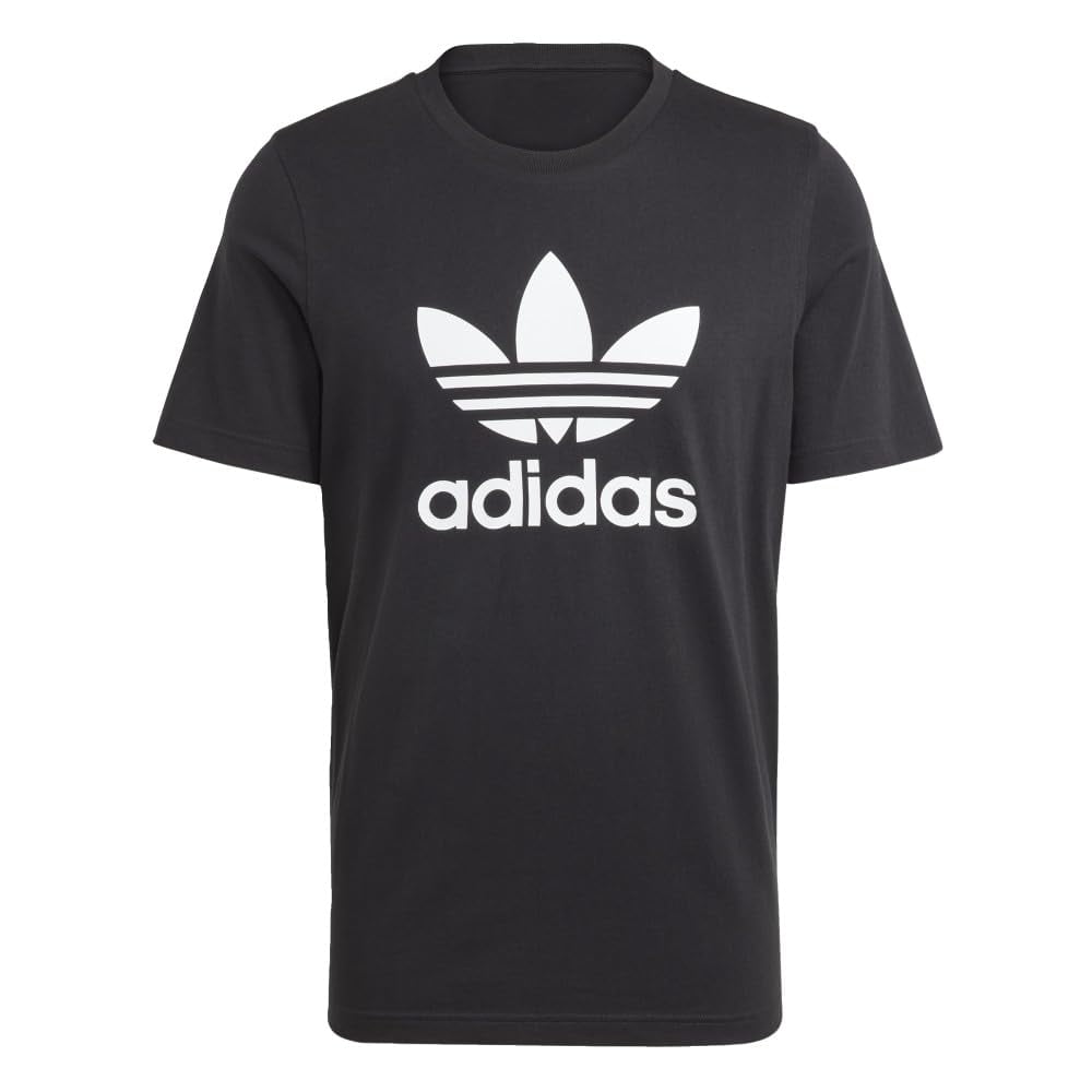 adidas Originals Men's Adicolor Classics Trefoil T-Shirt, Black, Large