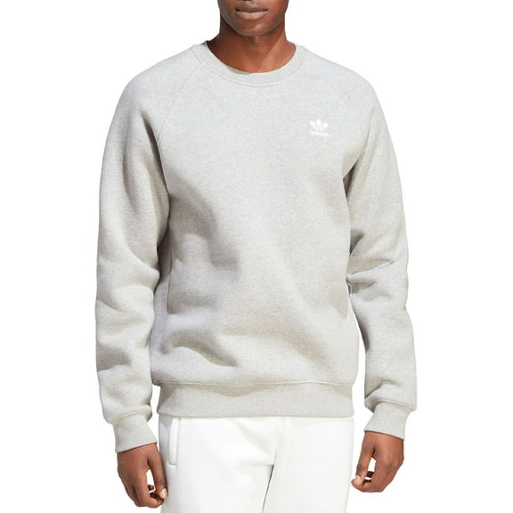 adidas Originals Men's Adicolor Essentials Trefoil Crewneck Sweatshirt (MGH, M)