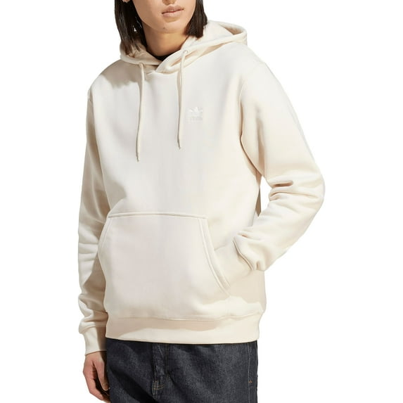 adidas Originals Men's Adicolor Essentials Trefoil Hoodie (Wonder White, S)