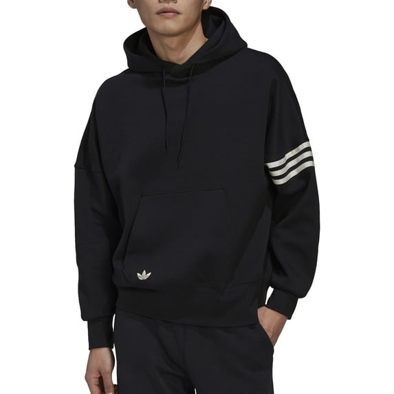 adidas Originals Men's Adicolor Neuclassics Hoodie (Black, L)