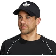 adidas Originals Mens Beacon Snapback Hat Black/White, One Size