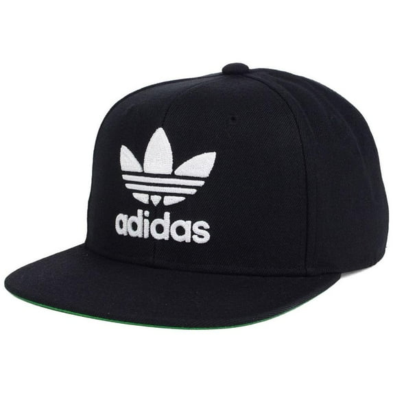 adidas Originals Trefoil Chain Adjustable Hat - Black/White - OSFA