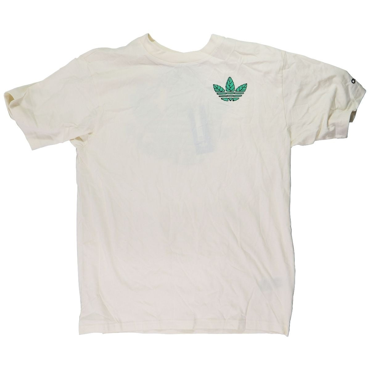 おすすめTシャツ 関税送料込み adidas originals Leaf T-shirt adidas Originals Trefoil Leaves Logo T-Shirt for Men - Cream