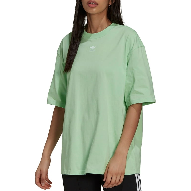 adidas Originals Women's Essentials T-Shirt, Glory Mint, XL
