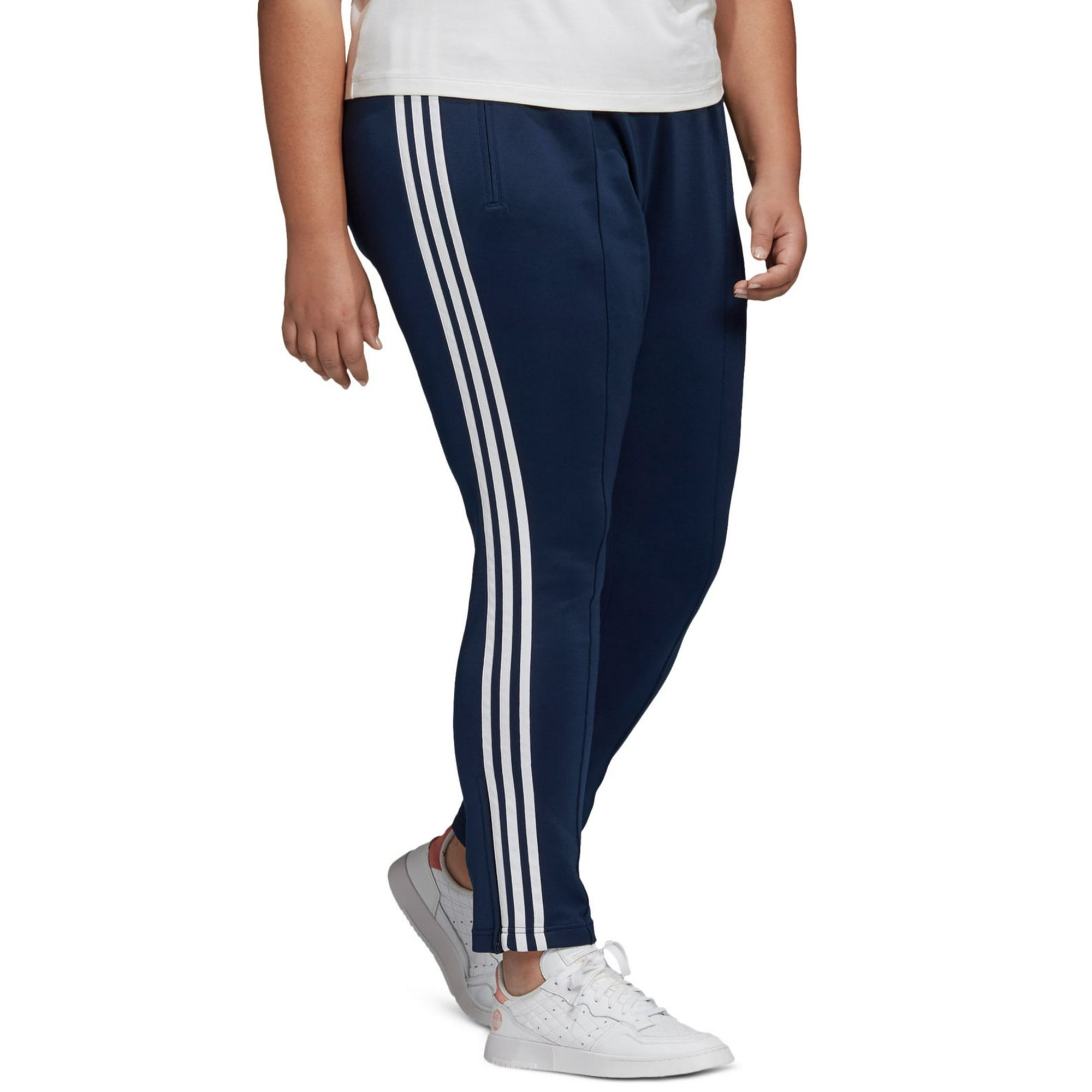 adidas blue tracksuit bottoms womens