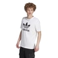 thumbnail image 1 of adidas Originals adiColor Classics Trefoil T-Shirt (Mens, White/Black, MD), 1 of 3