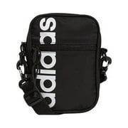 adidas Originals unisex-adult adidas Core Festival Crossbody Bag, Black/White, Black/ White , One Size