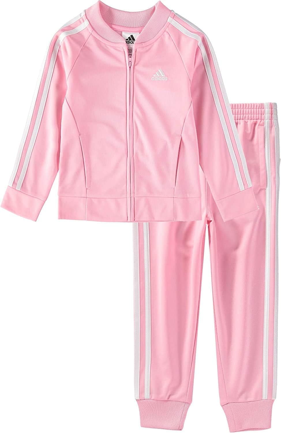 adidas Originals unisex-baby SST Tracksuit Light Pink/White 18M
