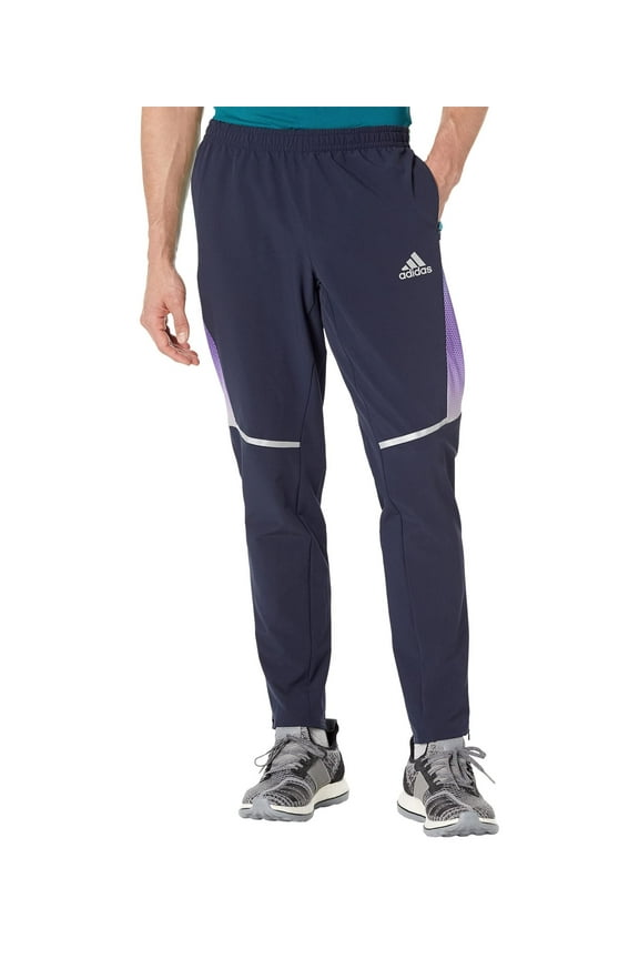 Own The Run Color-Block Track Pants Ink/Black/Purple Rush/Semi Mint Rush SM