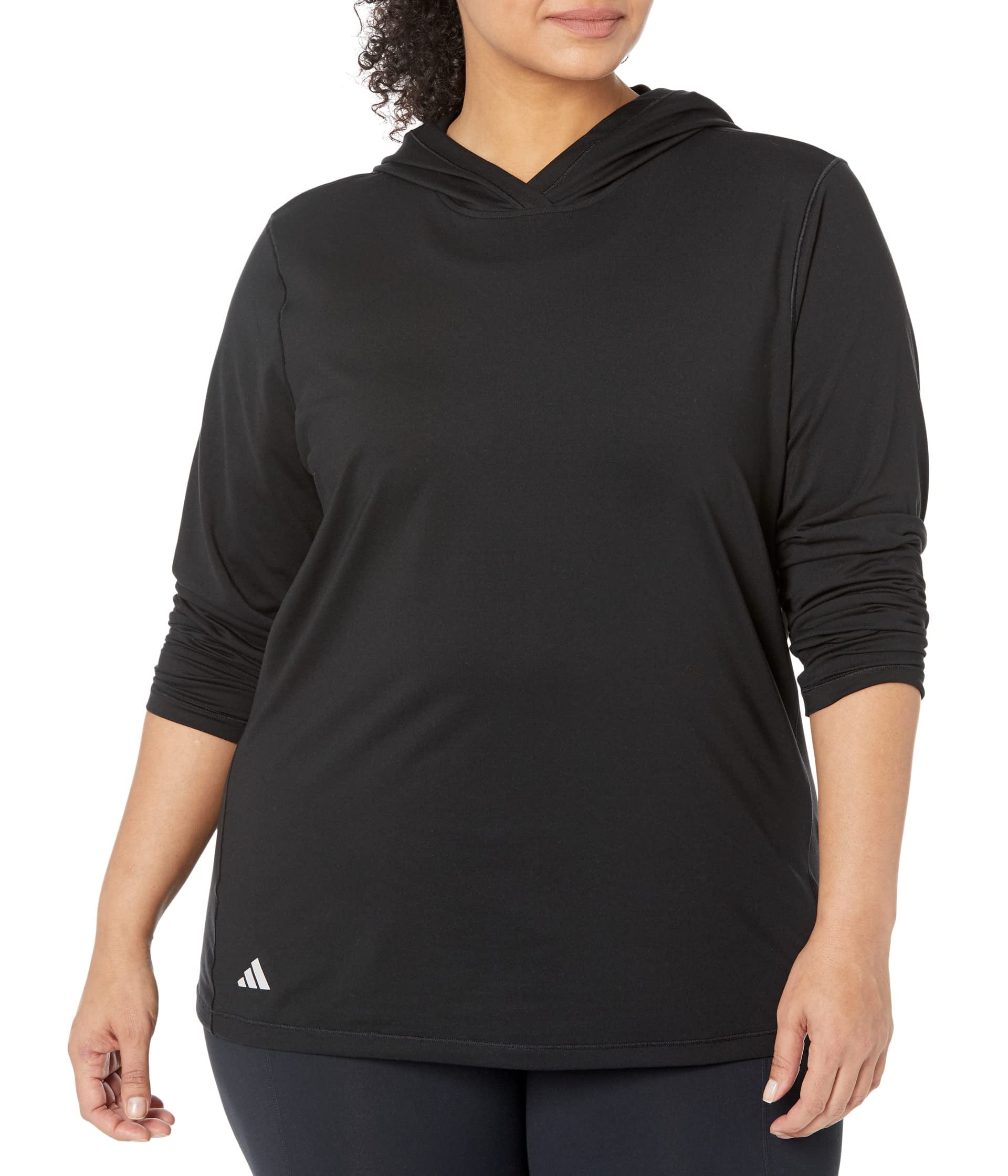 adidas Performance Hoodie (Womens, Black, SM)