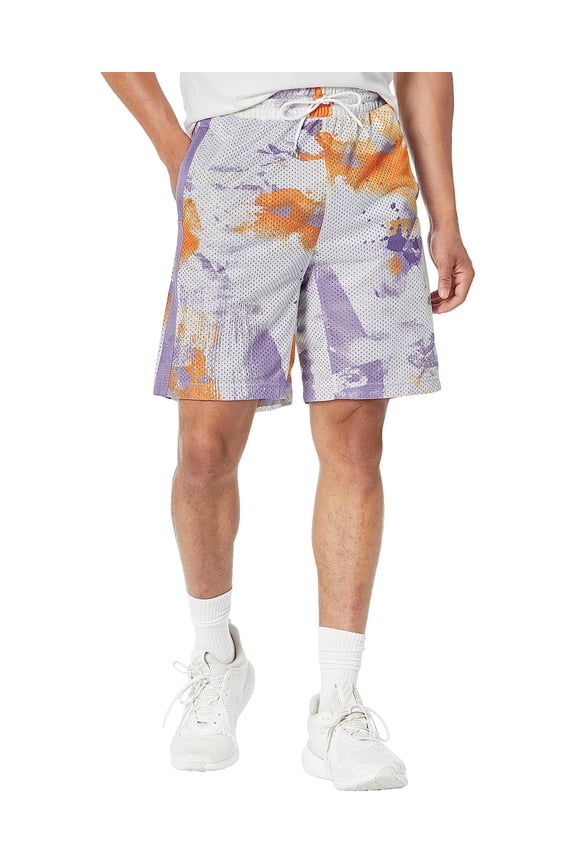 Q2 Basketball All Over Printed Mesh Shorts Size Large