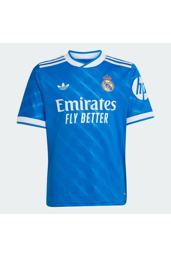 Real Madrid 25/26 Kid's 3rd Jersey Blue US Youth Extra Small XS