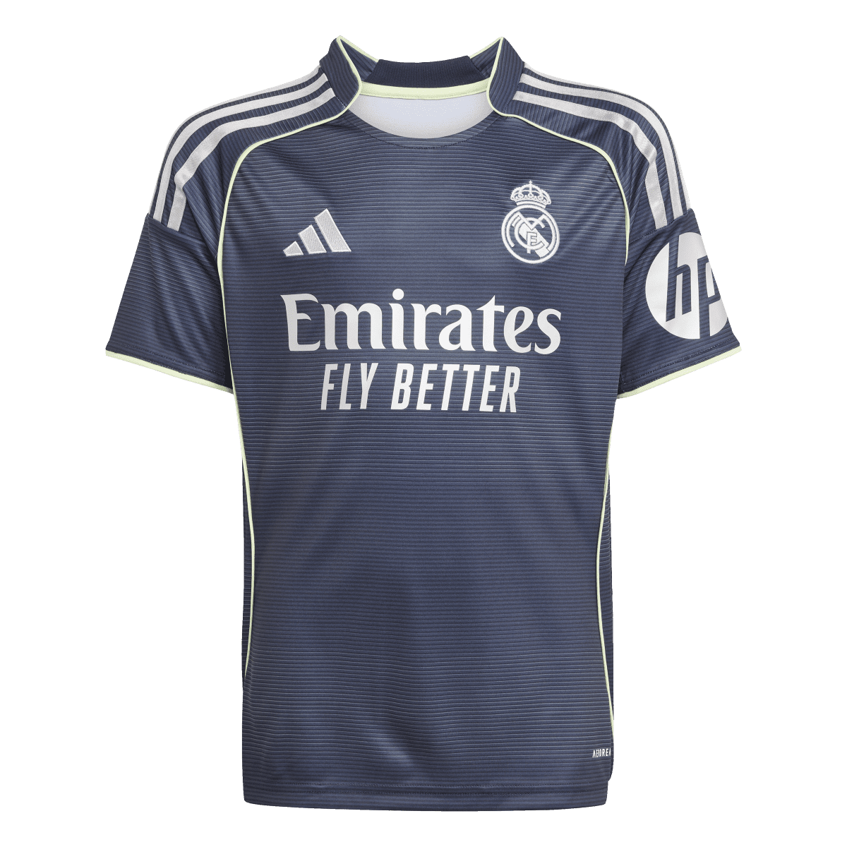 adidas Real Madrid Away Kids' Soccer Jersey 25/26 (M, Legend Ink)