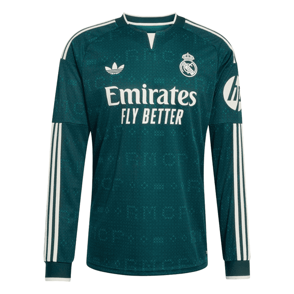 adidas Real Madrid CF 2026/27 Men's Long Sleeve Away Jersey