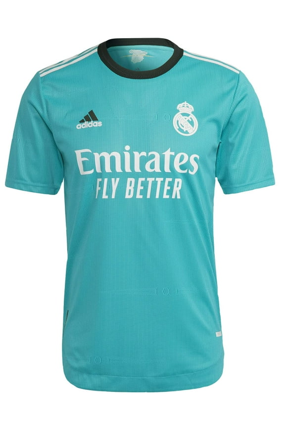 Real Madrid Men's Authentic Third Jersey (US, Alpha, Small, Regular, Regular, Polyester)
