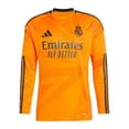 thumbnail image 1 of adidas Real Madrid Men’s Long Sleeve Stadium Away Jersey 2024/25 (US, Alpha, XX-Large, Regular, Regular, Crew Orange), 1 of 4