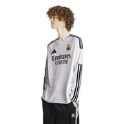 adidas Real Madrid Men’s Stadium Long Sleeve Home Jersey 2024/25 (US, Alpha, X-Large, Regular, Regular, White)