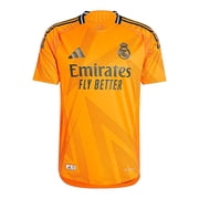 adidas Real Madrid Men s Authentic Away Jersey 2024/25 US, Alpha, Large, Regular, Regular, Crew Orange