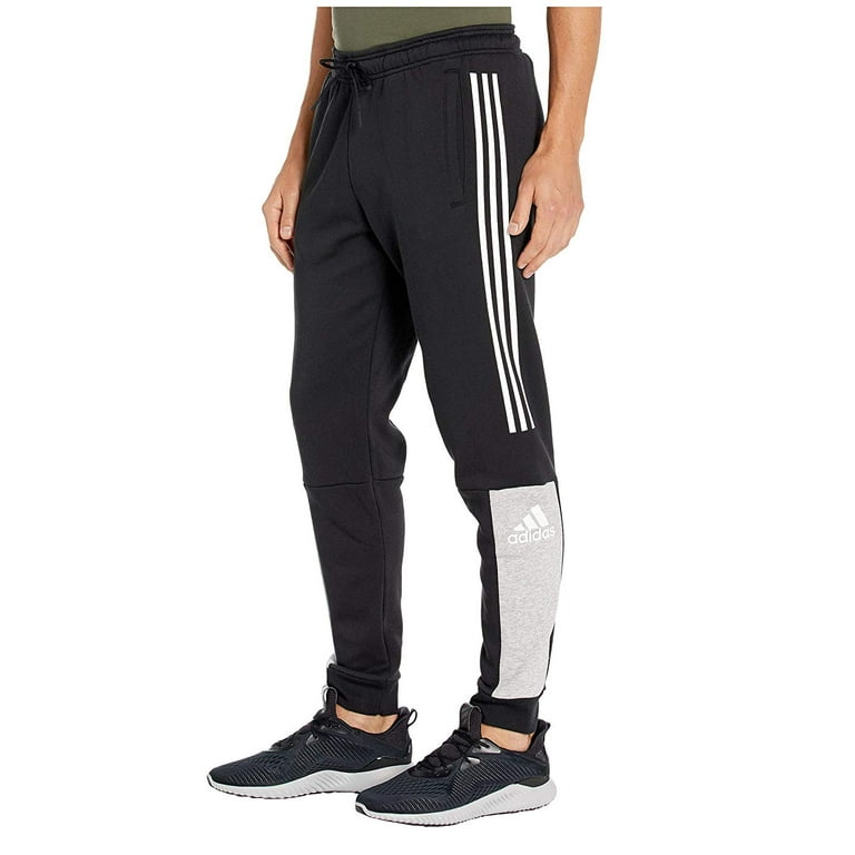 adidas Sport ID Color Block Pants Black/Medium Grey Heather