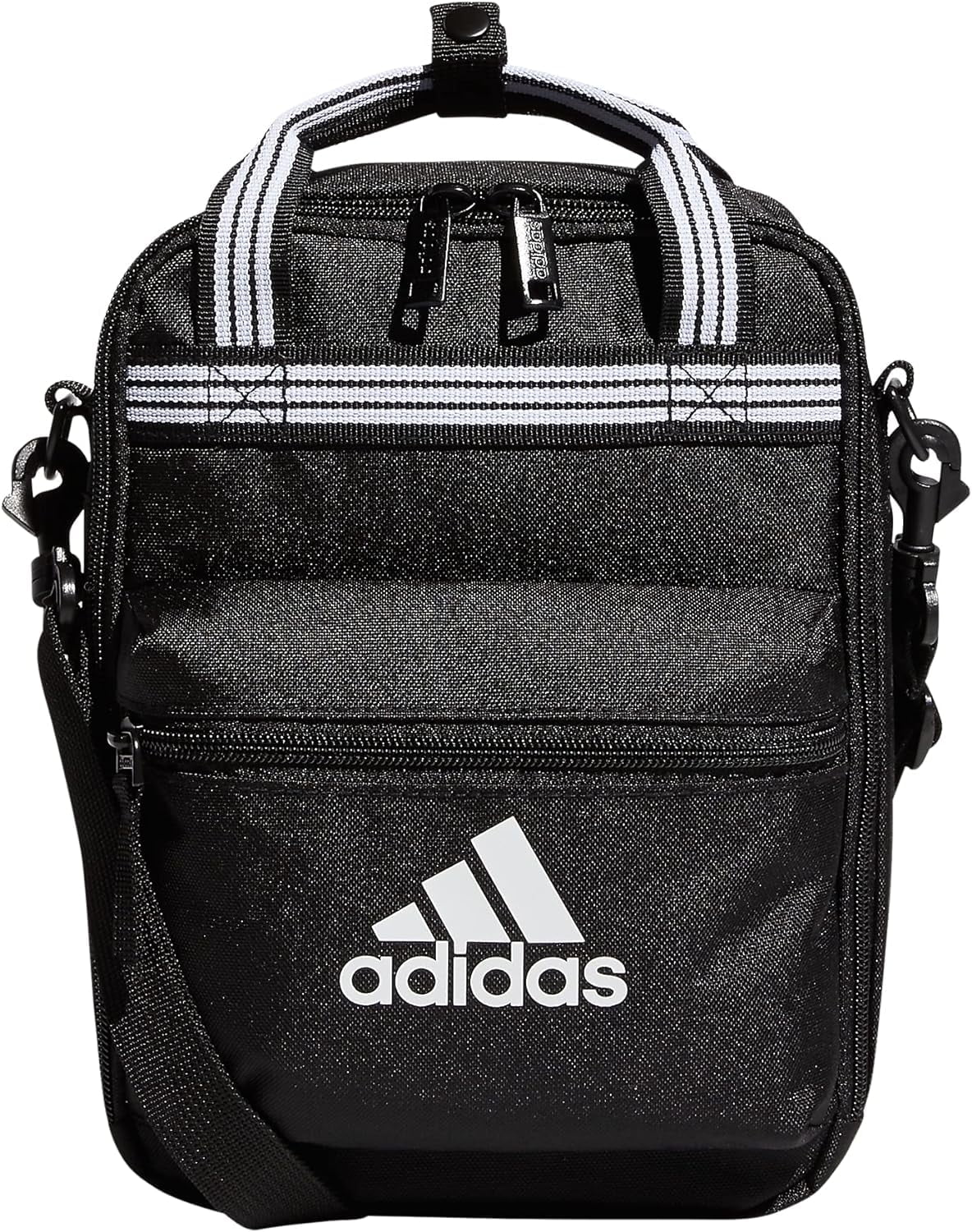 adidas backpack with cooler adidas Squad Insulated Lunch Bag, Black/White, One Size