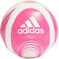 thumbnail image 1 of adidas Starlancer Club Soccer Ball (White/Pink, 4), 1 of 4