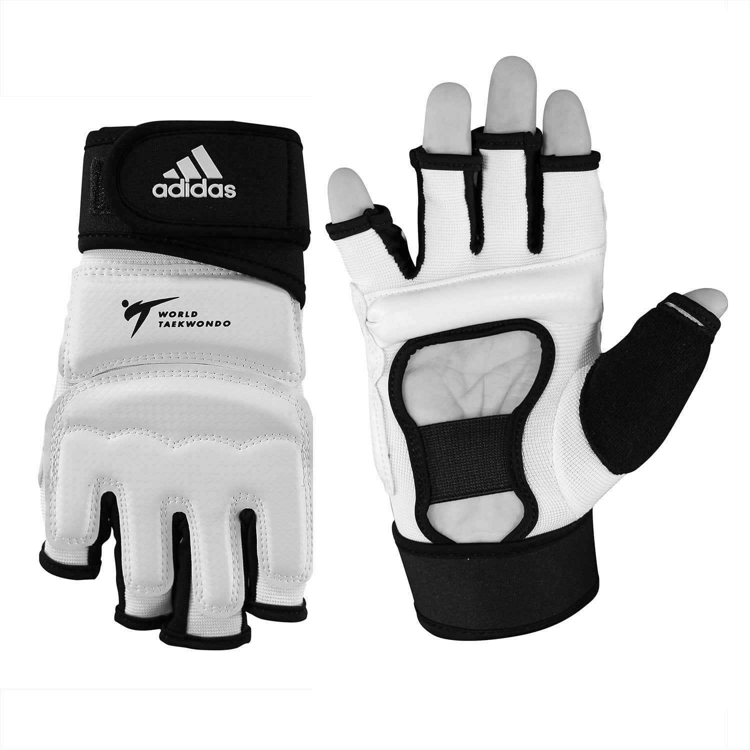 white adidas gloves
