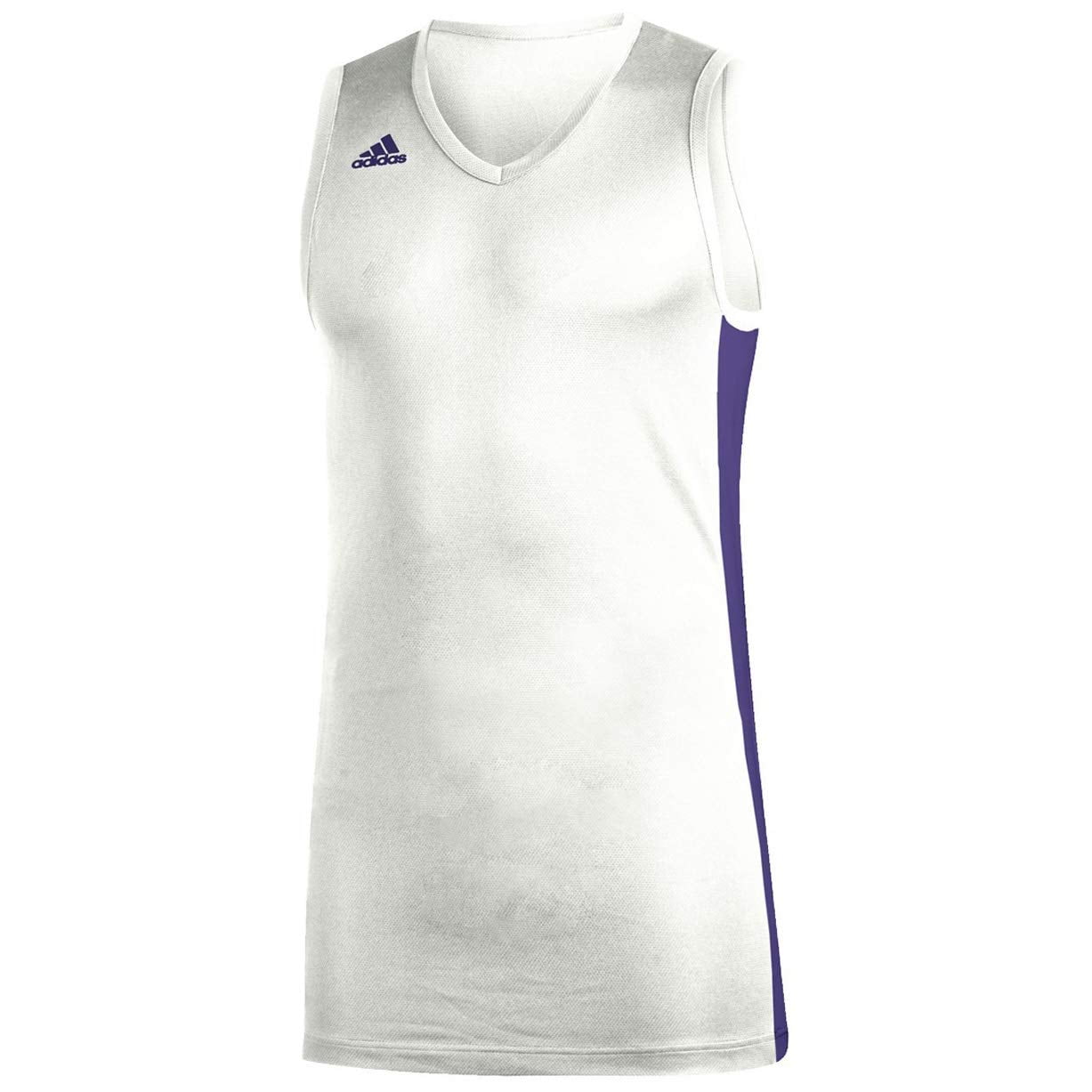 adidas Team N3xt Prime Game Jersey - Men's Basketball XL White/Collegiate Purple