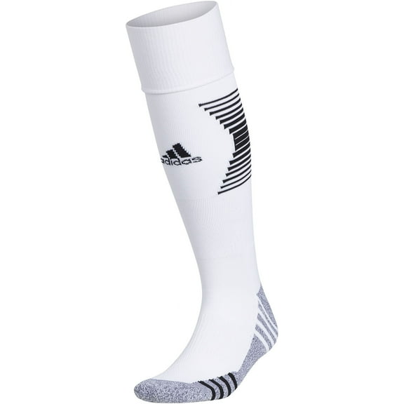adidas Team Speed 3 Soccer OTC Socks (White/Black, Medium)