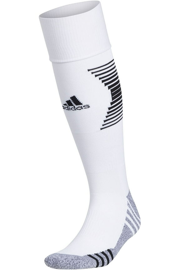 Team Speed 3 Soccer OTC Socks (White/Black, Medium)