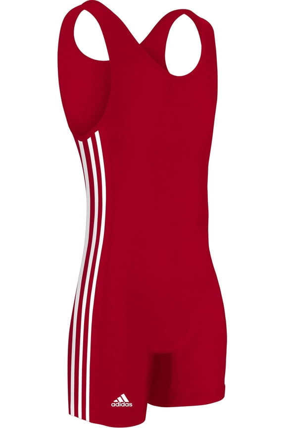 three stripe wrestling singlet