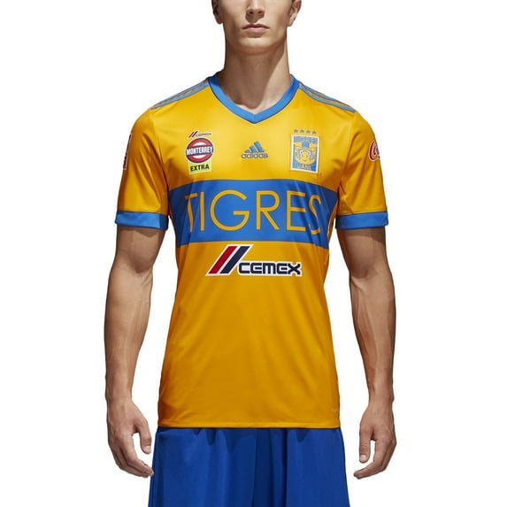 adidas Tigres Home Soccer Stadium Jersey 2017-18 (XX-Large)