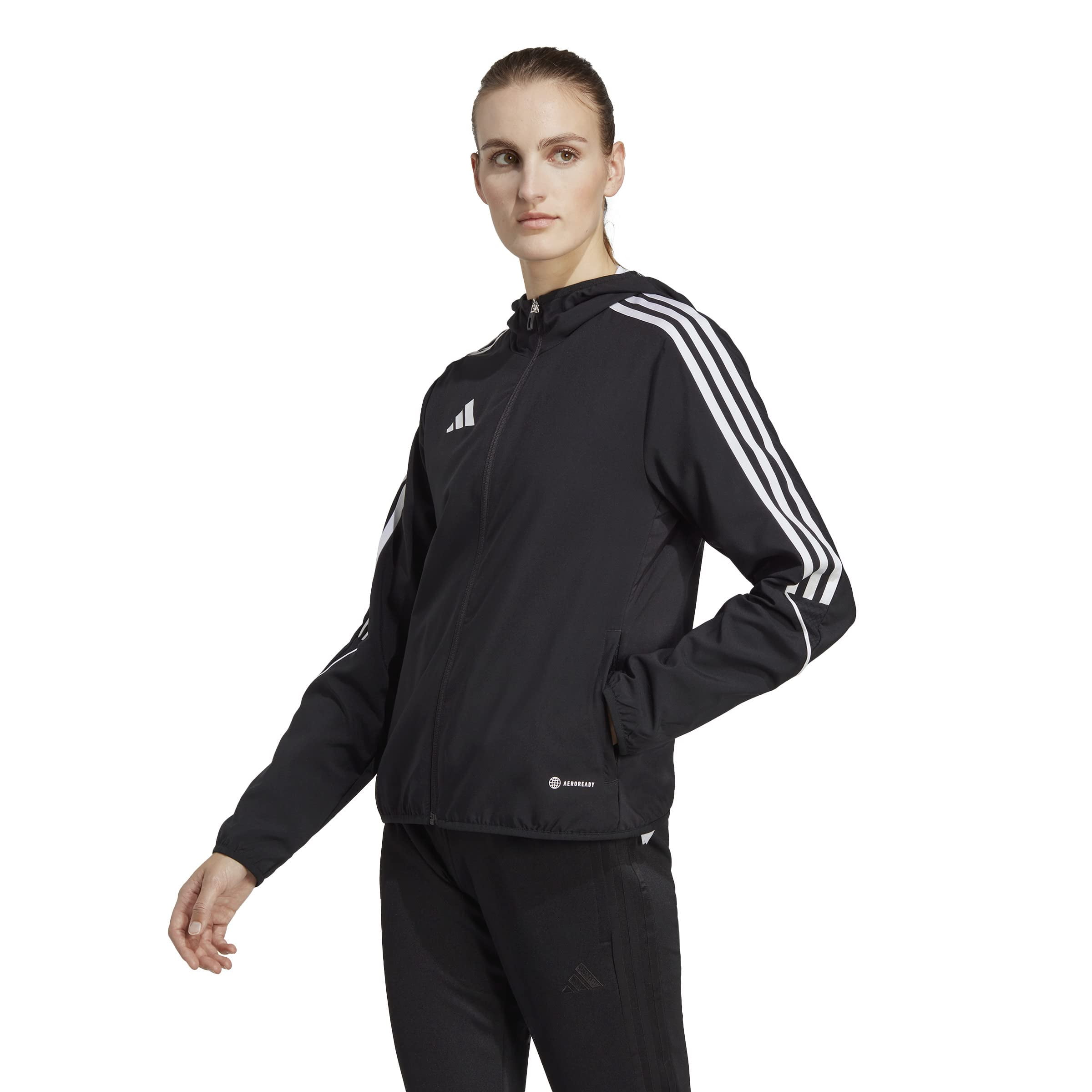 adidas Tiro 23 League Windbreaker Womens Black XS One Size Walmart