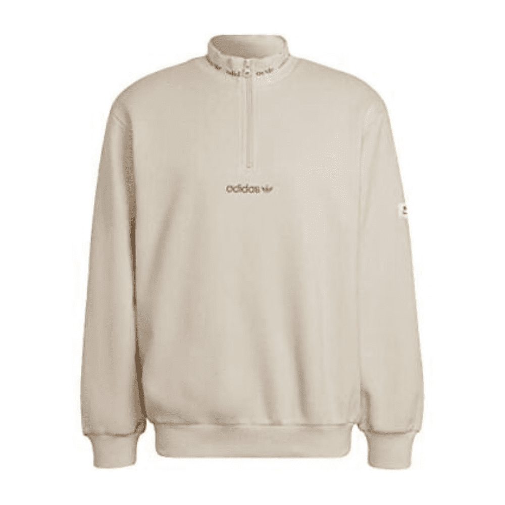 adidas trefoil half zip sweat