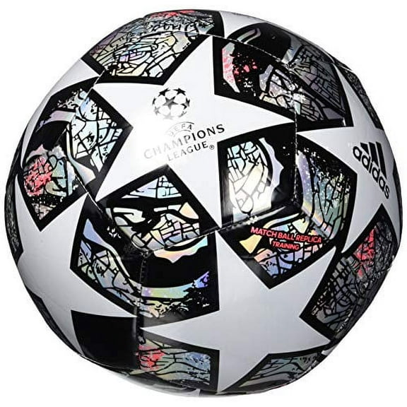 adidas UCL Istanbul Training Soccer Ball White/Multicolor/Black/Solar Red 5
