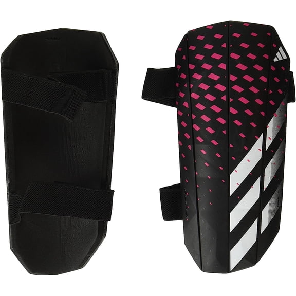 adidas Unisex Predator Soft Ground Training Shin Guards,Black/White/Team,Large