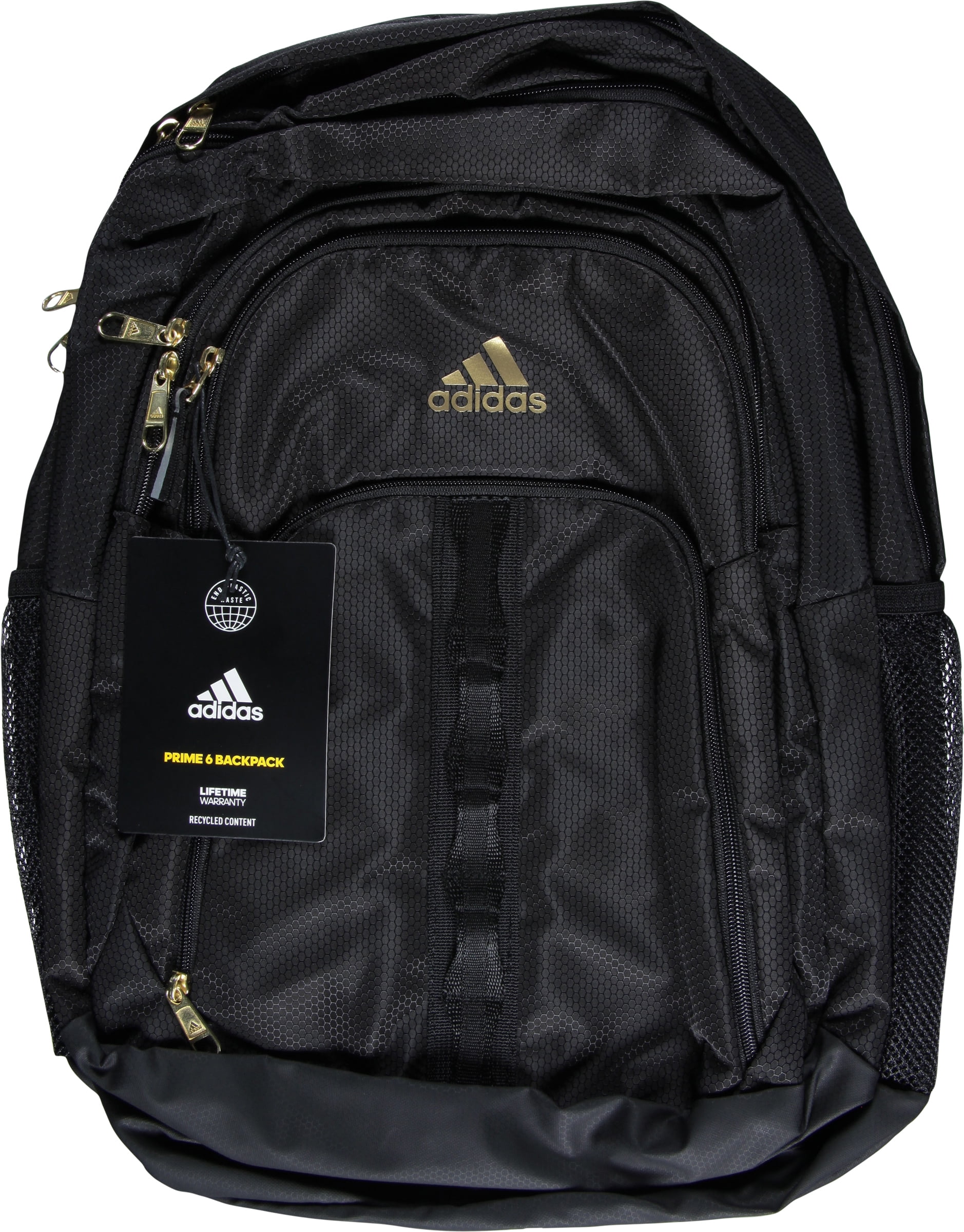 Adidas Prime 6 Extra-Large Bookbag, Durable Woven Material, Black